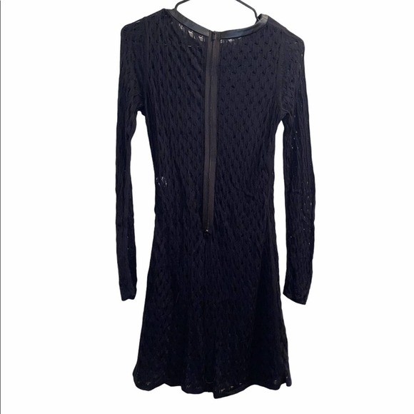 DVF Slim Kivel Ladder Black Lace Dress Size P - Picture 5 of 5